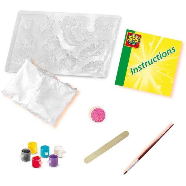 Набор для творчества из гипса SES Creative Жители океана 01354