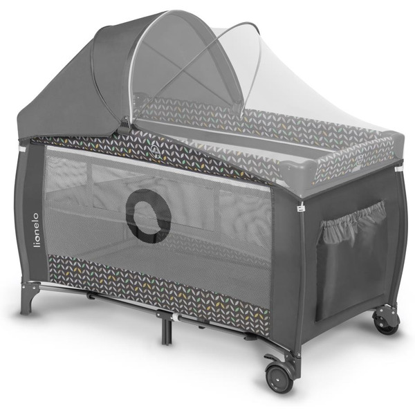 Кровать-манеж Lionelo Sven Plus (Grey Scandi)
