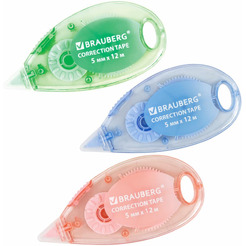Корректирующая лента BRAUBERG 271252 (3 шт)