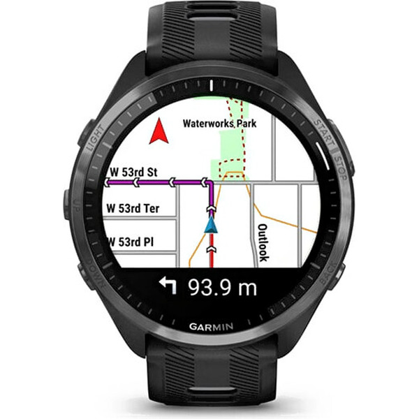 Умные часы Garmin Forerunner 965 (черный/серый)