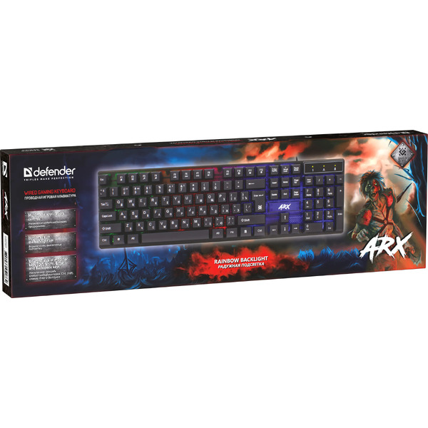 Клавиатура Defender Arx GK-196L RU