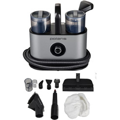 Пылесос моющий для мебели и ковров с подачей пара POLARIS PCW 1445 Steam Clean Pro (Графитовый)