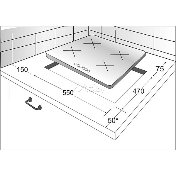 Варочная поверхность EXITEQ PF 640 STGB-E/A