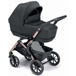 Универсальная коляска CAM Trio Dinamico Rover (3 в 1, черный/розовый)