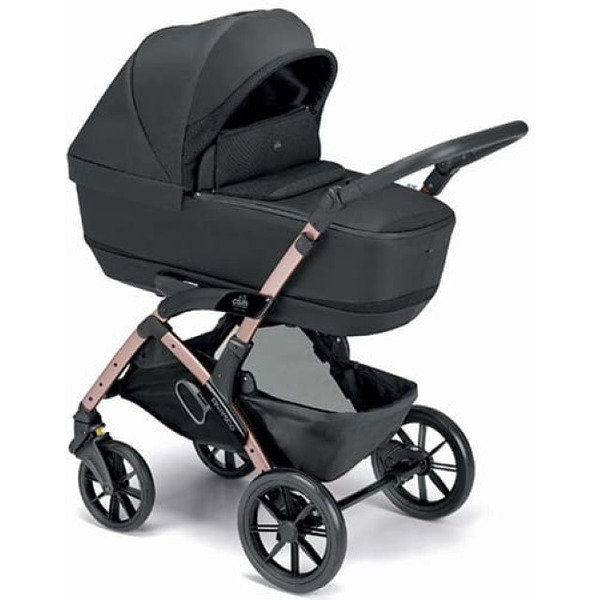 Универсальная коляска CAM Trio Dinamico Rover (3 в 1, черный/розовый)