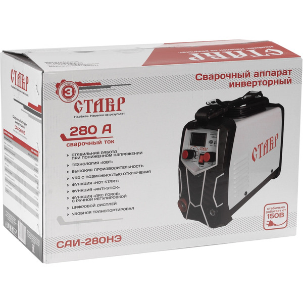 Инвертор сварочный STAVR САИ-280НЭ (ст280нэсаи)