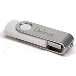 USB Flash MIREX Swiwel White 16GB (13600-FMUSWT16)