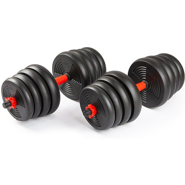 Набор гантелей AMETIST со штангой и гирями 6в1 30 кг