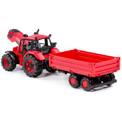 Трактор Полесье BELARUS с бортовым прицепом 91345