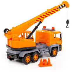 Автомобиль с краном Полесье Алмаз автомобиль-кран инерционный 86716