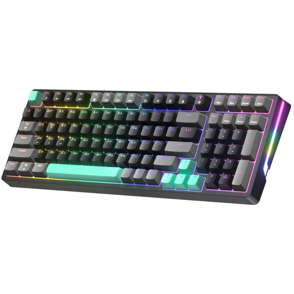 Клавиатура JEGG ZA99 Black Grey Green (TNT Yellow)