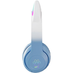 Наушники с ушками MIRU Cat EP-W10 (голубой)