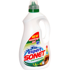 Гель для стирки SONET EXPERT Universal 1.5 л (30 стирок)