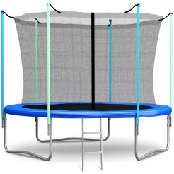 Батут Bebon 10354S2NL (10 футов, 305 см) c внутренней сеткой безопасности и лестницей