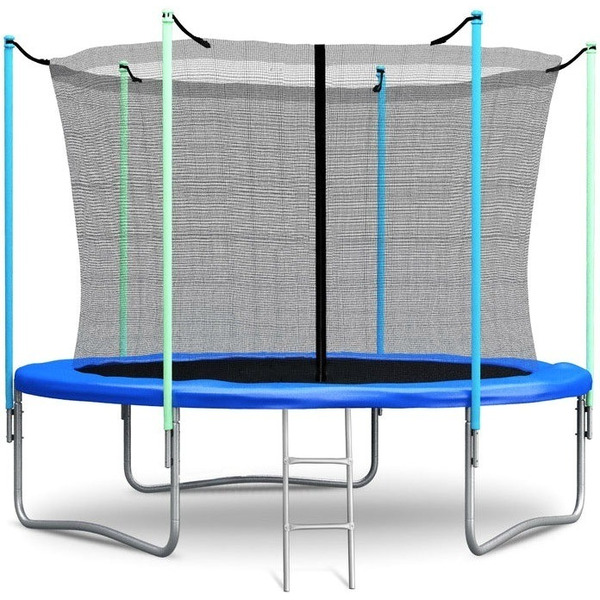 Батут Bebon 10354S2NL (10 футов, 305 см) c внутренней сеткой безопасности и лестницей