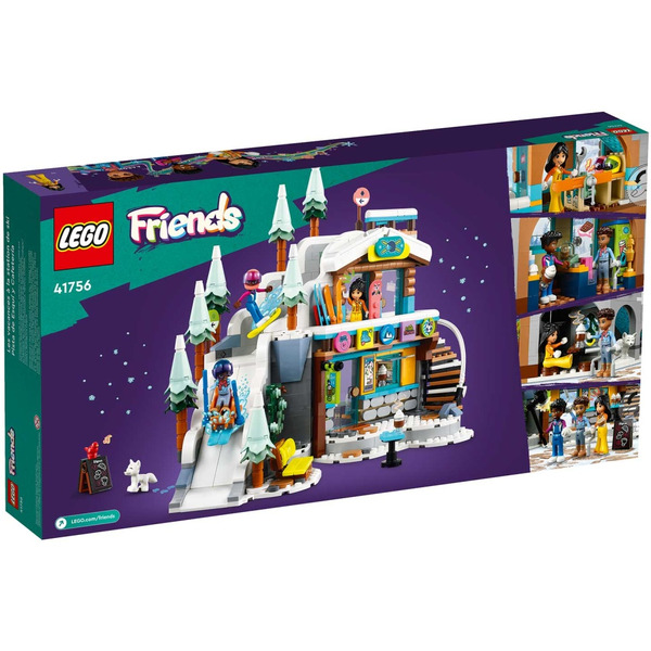 Конструктор LEGO Friends 41756 Каникулы: Лыжная трасса и кафе