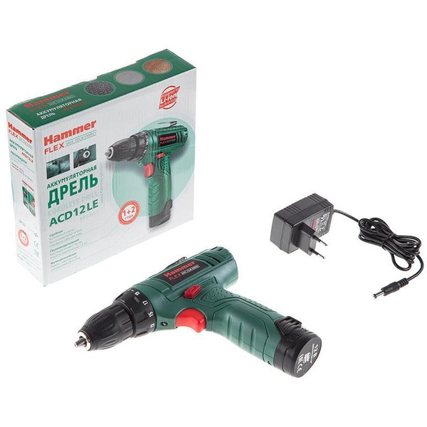 Дрель-шуруповерт Hammer Flex ACD12LE