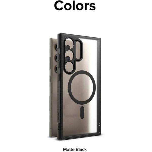 Чехол Ringke FUSION BOLD MAGNETIC для Galaxy S24 Ultra MATTE BLACK