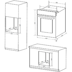 Духовой шкаф MAUNFELD EOEM.519B