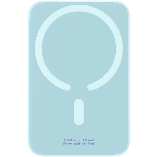 Внешний аккумулятор Baseus Magnetic Wireless PPCX020003 6000mAh (голубой)
