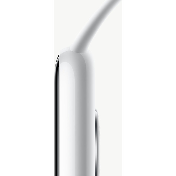 Фитнес-браслет Xiaomi Smart Band 10 Pro BHR095AGL (белая керамика, с белым силиконовым ремешком)
