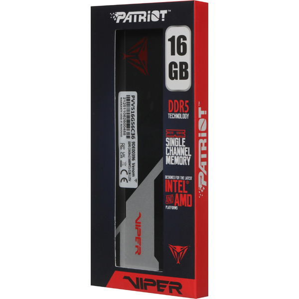 Оперативная память Patriot Viper Venom PVV516G56C36 DDR5 - 1x 16ГБ 5600МГц