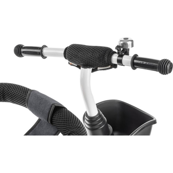 Трехколесный велосипед с ручкой NINO 6688 (серый)