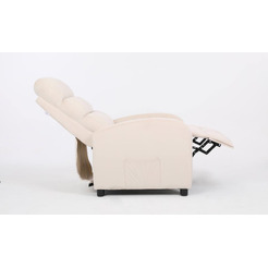 Кресло вибромассажное Calviano 2164 (велюр бежевый)