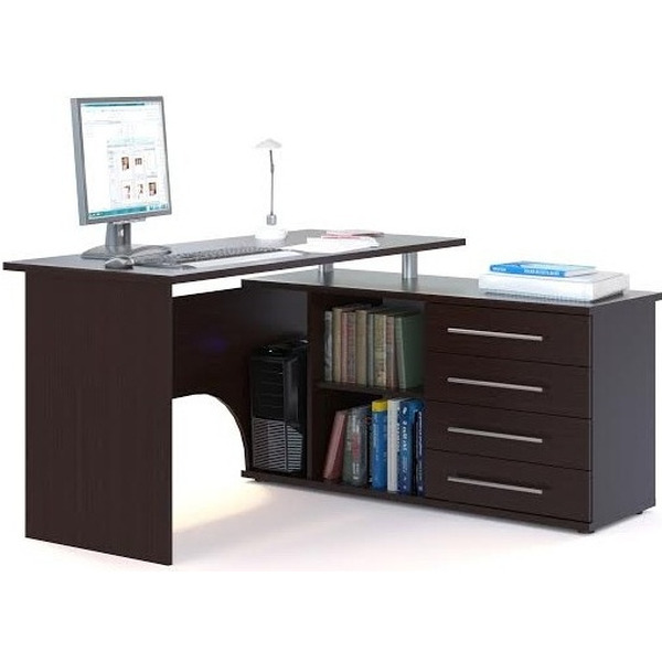 Компьютерный стол Сокол-Мебель КСТ-109 правый (венге)