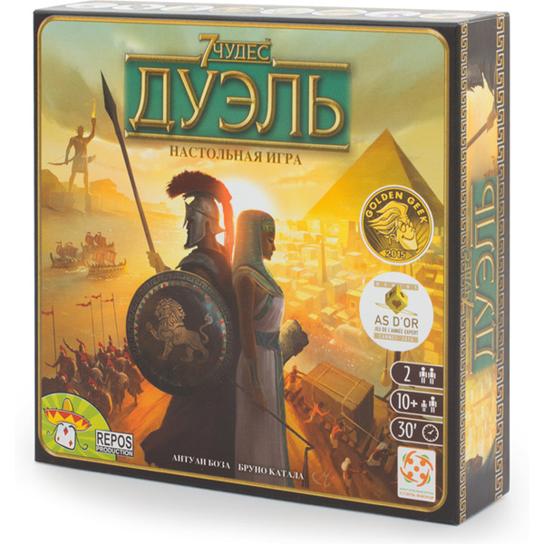 Настольная игра Стиль жизни 7 Чудес: Дуэль