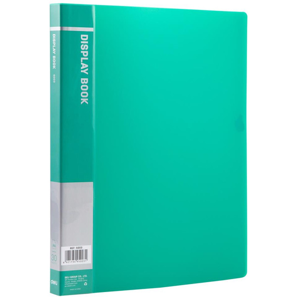 Папка на 30 файлов DELI E5003GREEN