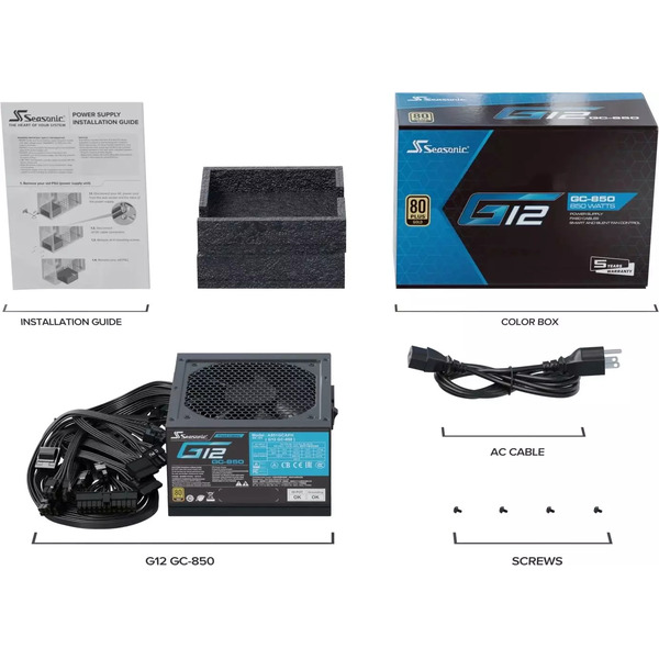 Блок питания Seasonic G12 GC-850