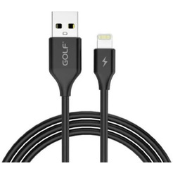 Кабель GOLF GC-59 Lightning (1 м, черный)