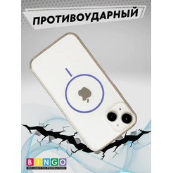 Бампер Bingo Thin Circle для APPLE iPhone 15 (фиолетовый)