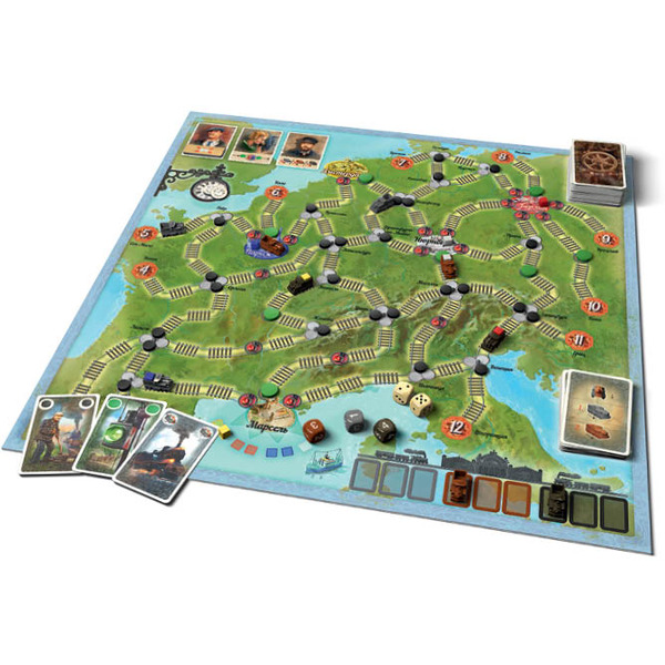 Настольная игра Звезда Паровозы и Семафоры 8927