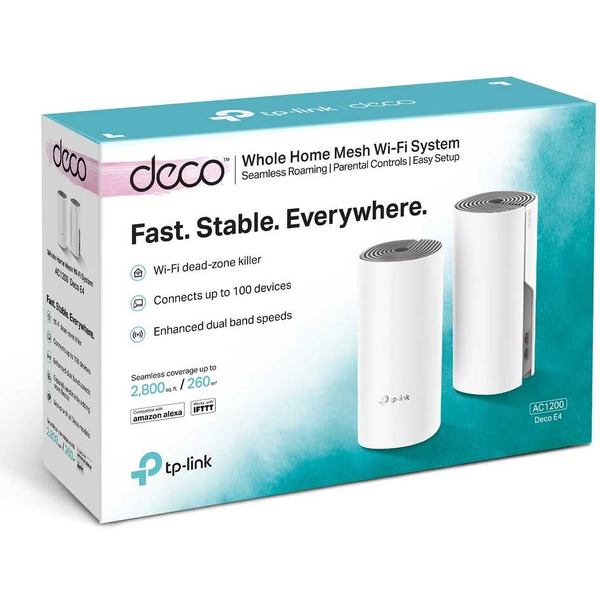 Wi-Fi роутер TP-Link Deco E4 (2-pack)