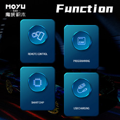 Игрушка конструктор MOYU Aston Martin Valkyrie MY88321 (с пультом дистанционного управления и набором электродвигателей)