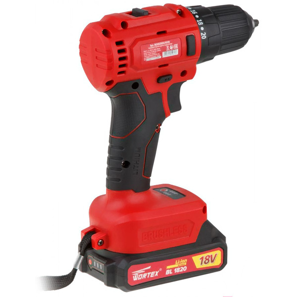 Дрель-шуруповерт Wortex BD 2025 DLi (BD2025DLi1029) с 2-мя АКБ