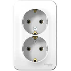 Розетка двойная Systeme Electric BLANCA BLNRA010211