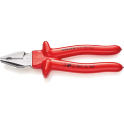 Плоскогубцы KNIPEX VDE 1000V, L-145 мм (02 07 225)