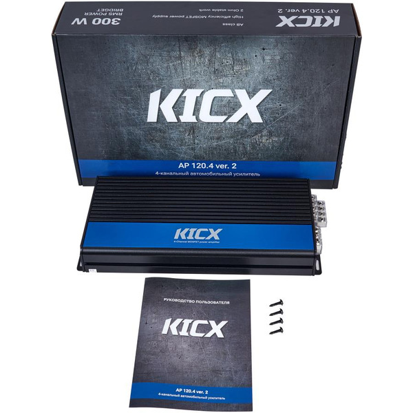 Автомобильный усилитель KICX AP 120.4 ver.2
