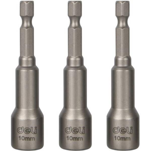 Набор насадок шестигранных магнитных Deli EDL4810T