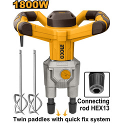 Строительный миксер Ingco MX218008