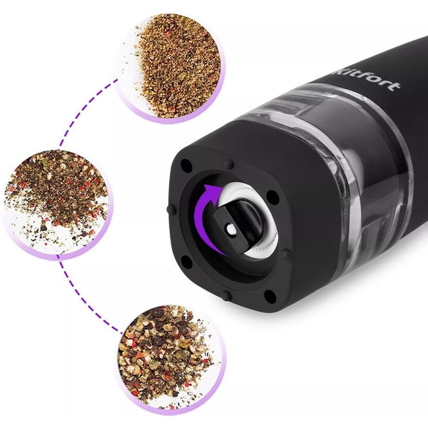 Набор автоматических мельниц для соли и перца Kitfort КТ-6002