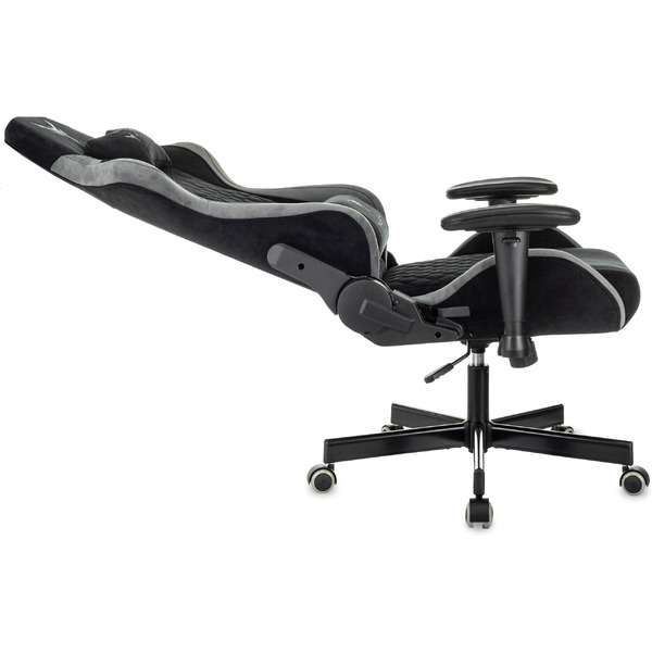 Игровое кресло Knight Regal Fabric (черный/серый)