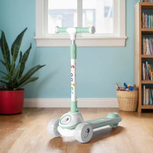 Самокат детский Ricos LilStar JSCL668A (белый/бирюзовый)