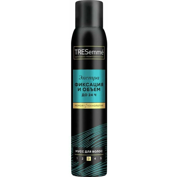 Мусс для укладки волос TRESEMME Экстрафиксация и объем 200 мл