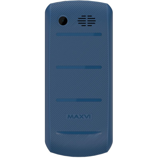 Мобильный телефон Maxvi P33 + ЗУ WC-112 (синий)