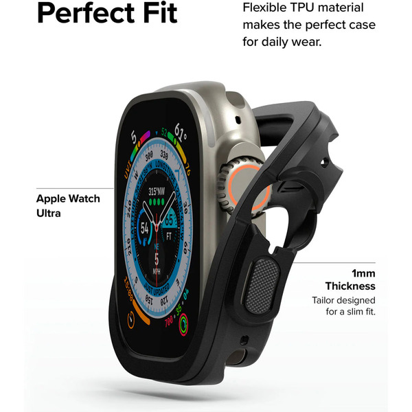 Чехол Ringke Air Sports для Apple Watch Ultra 3 / 2 / 1 BLACK
