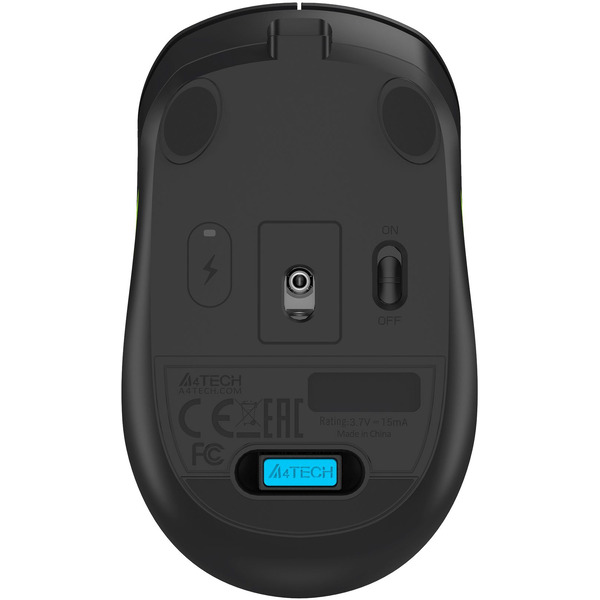 Мышь A4Tech Fstyler FG10CS Air (черный/зеленый)